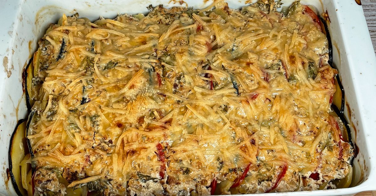Kartoffel-Zucchini-Tomaten-Auflauf | Now Vegan