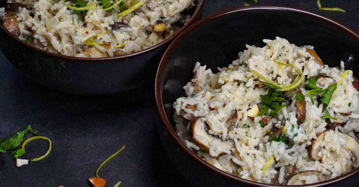 Pilz-Reis-Pfanne One-Pot | Now Vegan
