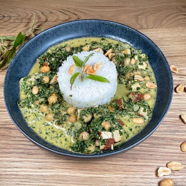 Grünkohl Curry vegan